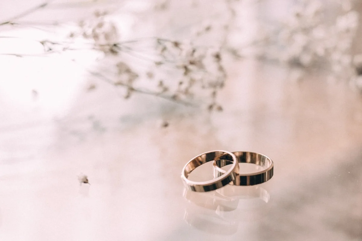 Wedding ring detail